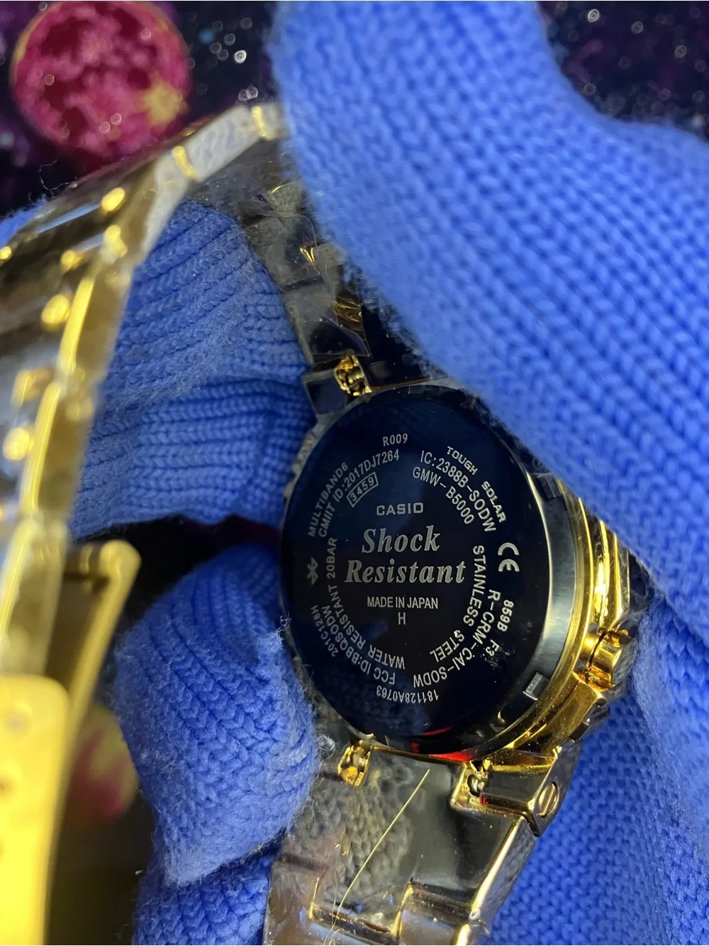 Custom G Shock Gold Metal Colorway